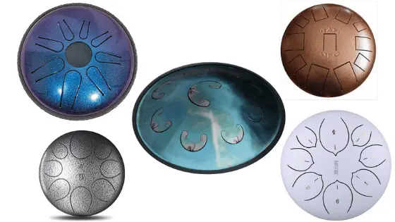Different types of tongue drum designs